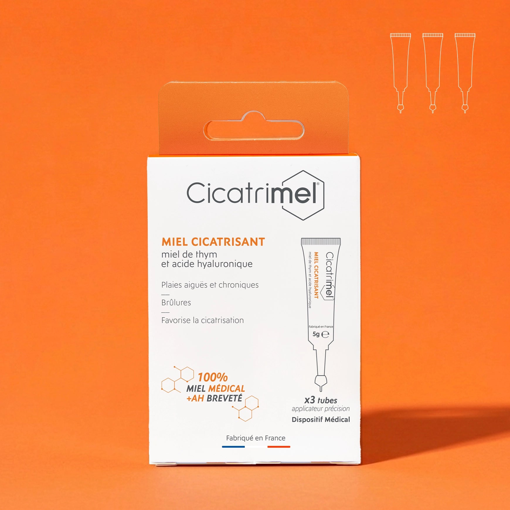 Monodose Miel Cicatrisant Cicatrimel 3x5g