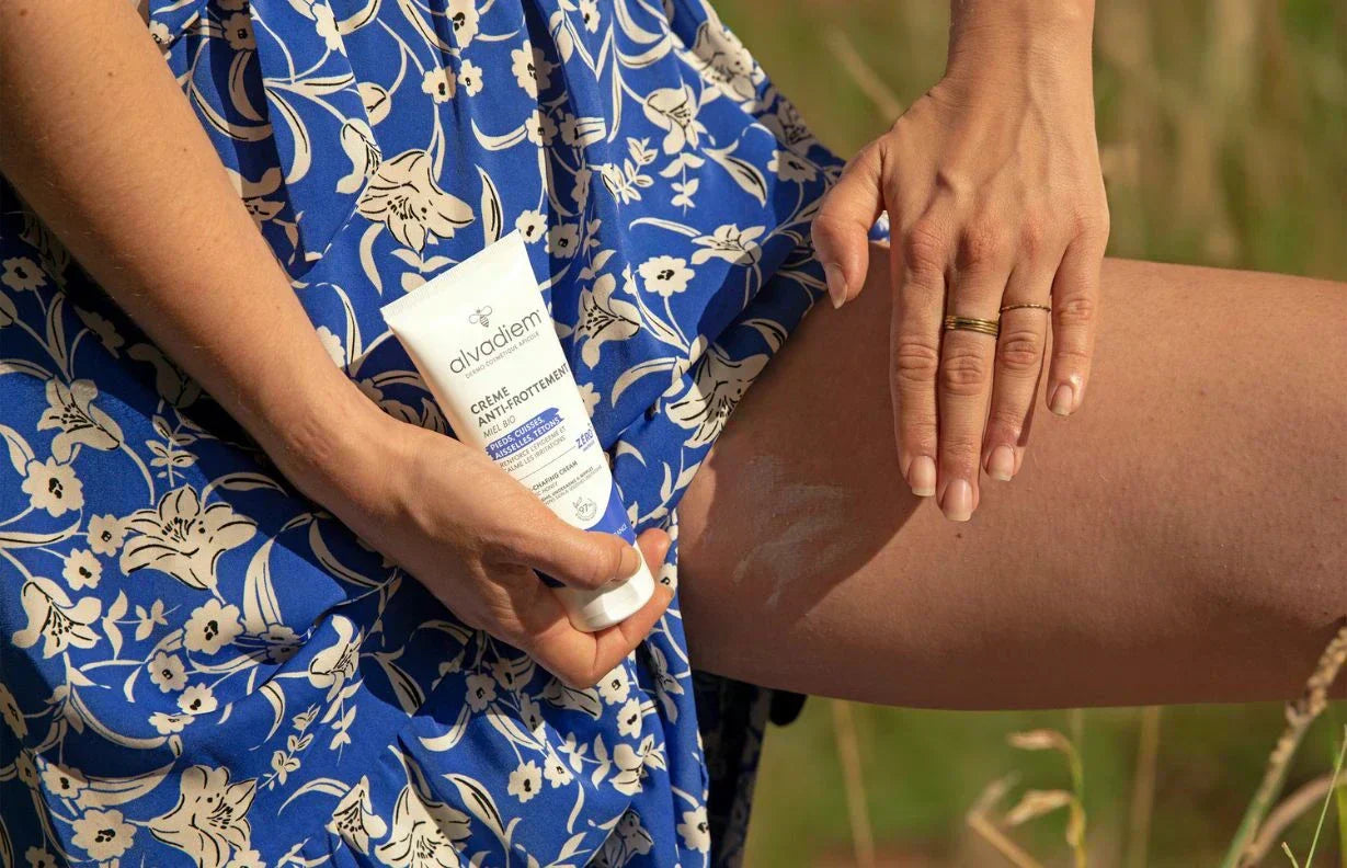 Crème anti-frottement cuisses