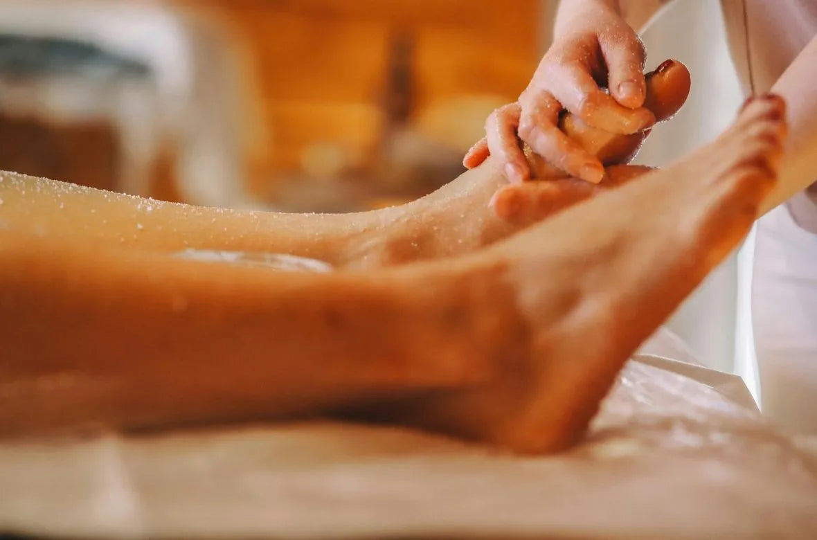 Peeling pied bons produits