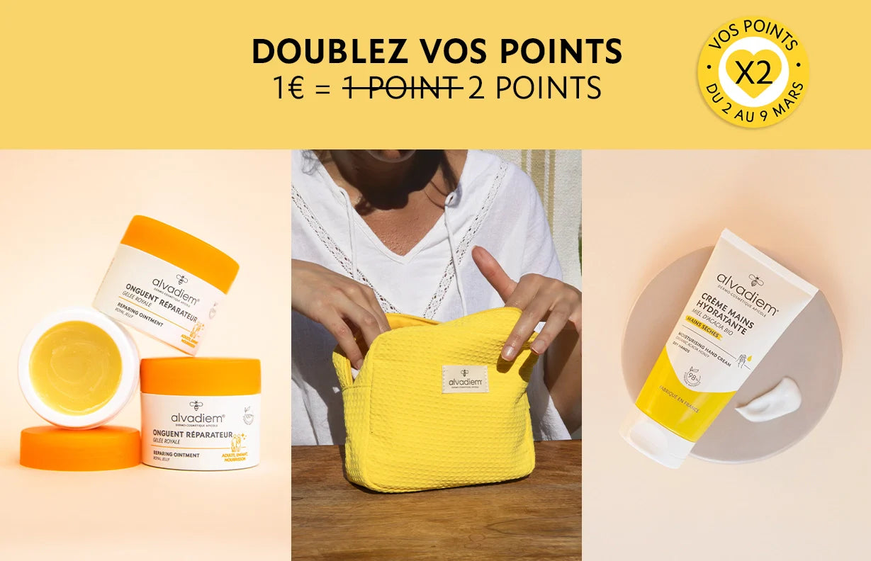 Doublez vos points : 1€ = 2 points 🐝✨