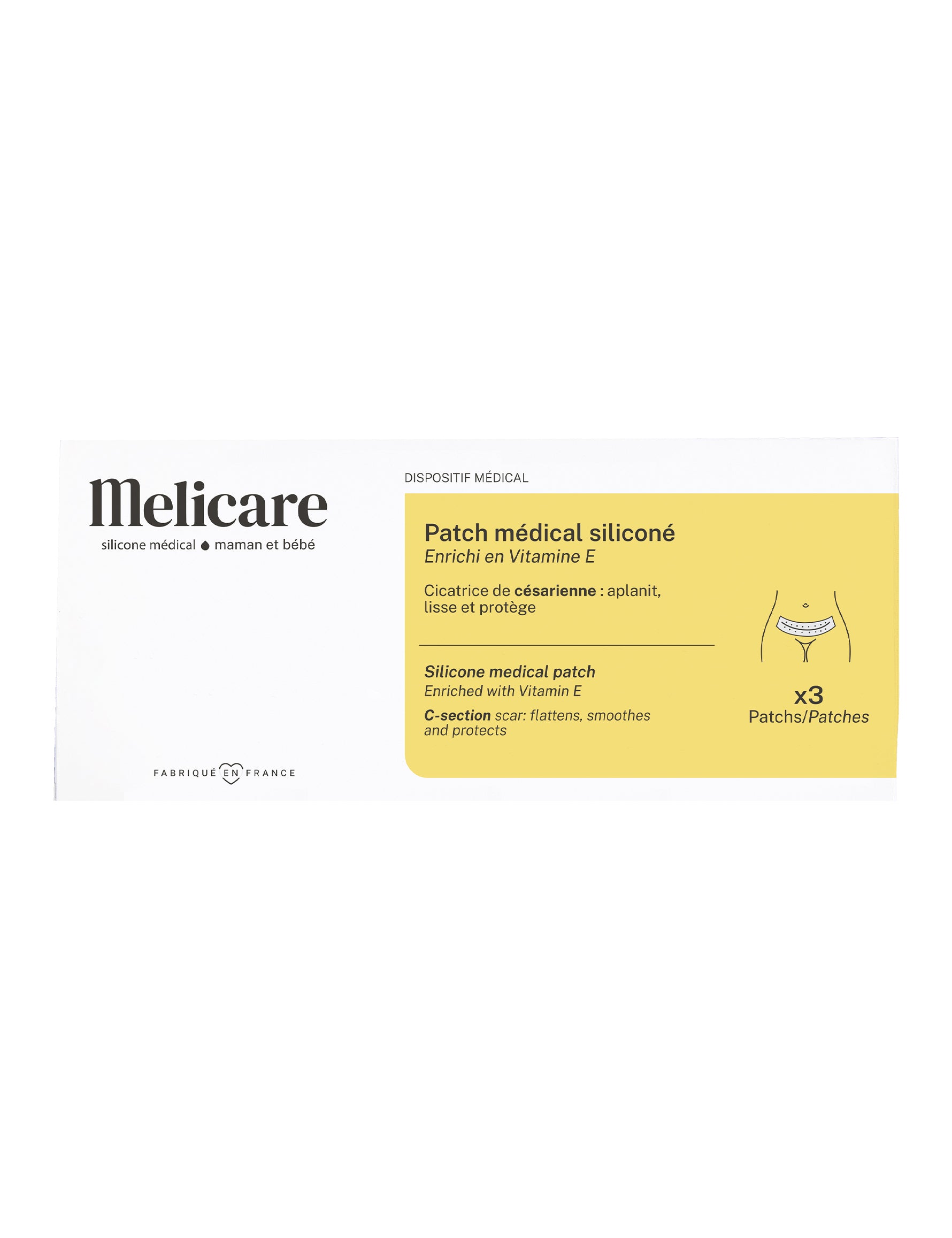 Patch médical siliconé Melicare