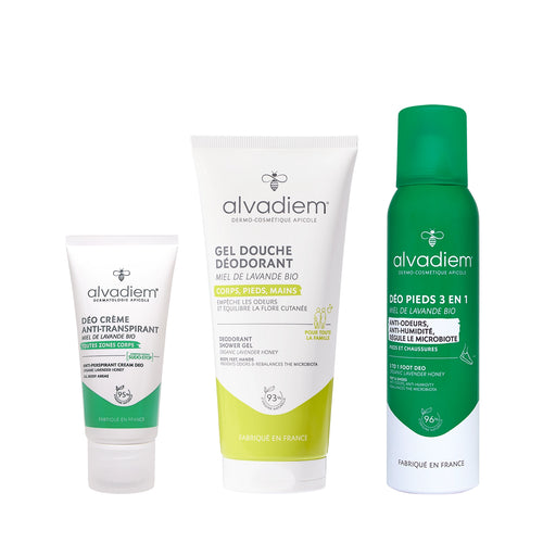 soins naturels miel contre la transpiration