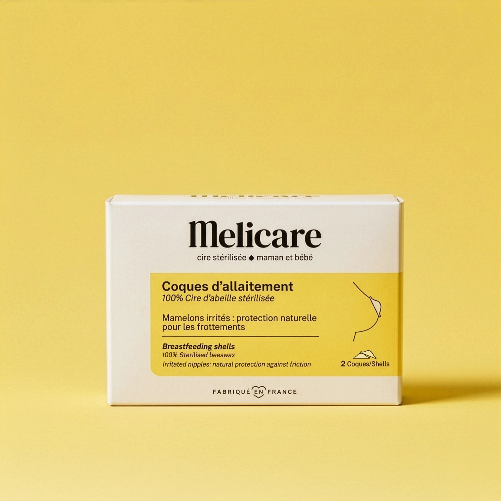 Coques d'allaitement Melicare