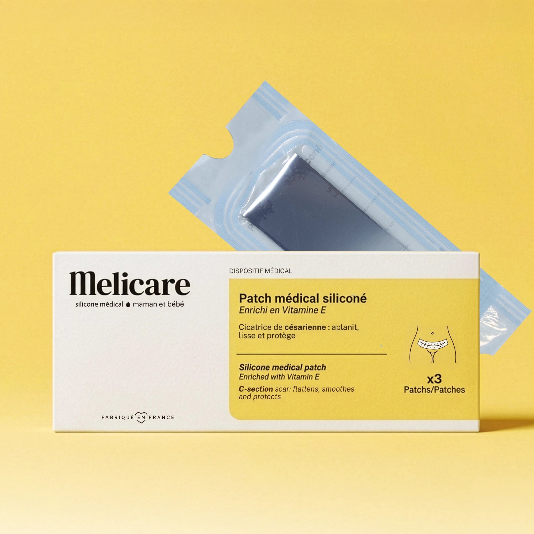 Patch médical siliconé Melicare